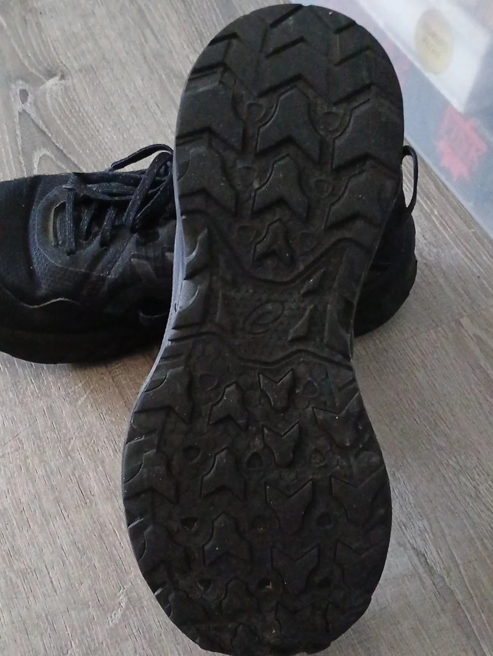 Asics All-Black Athletic Sneakers